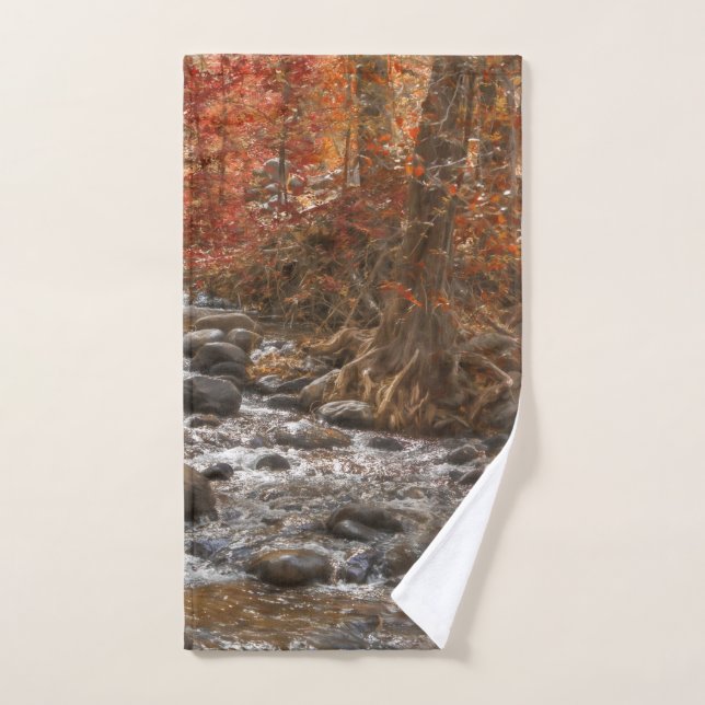 AUTUMN FOREST RIVER SEDONA ARIZONA (Serviette à main)