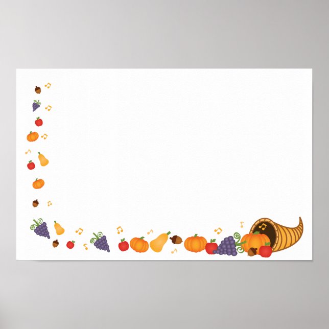 Autumn Fundraiser Poster 11x17 Landscape (Devant)