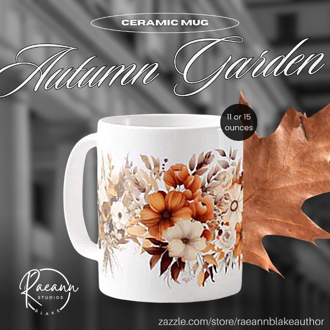 Autumn Garden Ceramic Mug (Créateur téléchargé)