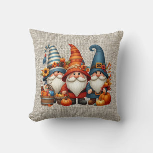 Autumn Gnomes Lance Oreiller