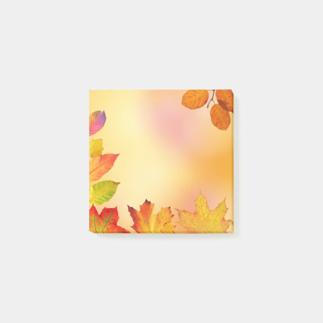 Autumn Leaf Beauty" x 3" Post-it® Notes (Devant)