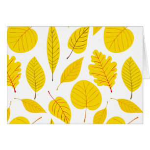 Autumn leaves in yellow