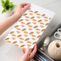 Autumn Leaves Pattern Shipping Envelope Mailer