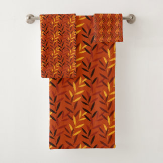 Autumn Leaves Pattern - Warm Fall Foliage Design