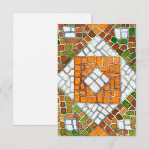 AUTUMN MOSAIC 3.5x5 Carte plate / Verticale