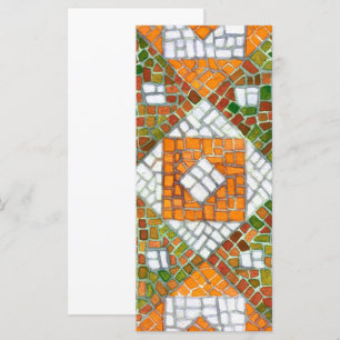 AUTUMN MOSAIC 4x9 Carte plate / Verticale