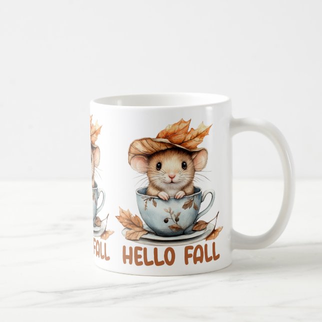 Autumn Mouse Coffee Mug (Droite)