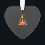 Autumn Pumpkin Fall Giraffe Thanksgiving Womens Me<br><div class="desc">Autumn Pumpkin Fall Giraffe Thanksgiving Womens Mens Kids Long Sleeve T-Shirt (3)</div>