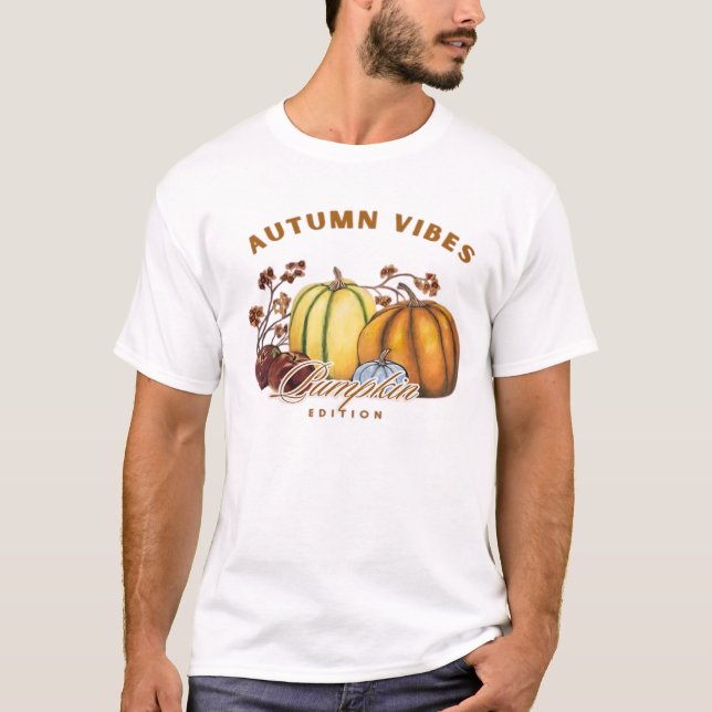 Autumn pumpkins T-Shirt Classique.png (Devant)