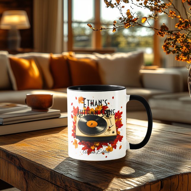 Autumn Spins Mug - Cosy Vinyl & Fall Vibes Edition (Créateur téléchargé)