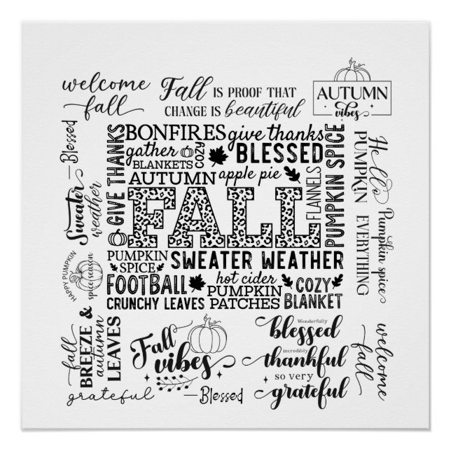 Autumn Vibes-Digital Download Poster (Devant)