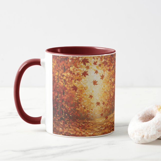 Autumn Whispers Mug (Avec donut)