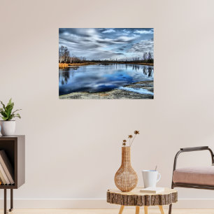 Autumn Whiteshell River Poster