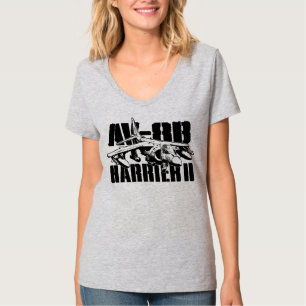 AV-8B Harrier II - T-shirt T-shirt Hanes Nano V-Ne