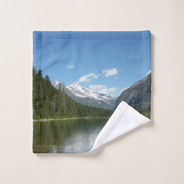 Avalanche Lake dans le parc national de Glacier (Gant de toilette)
