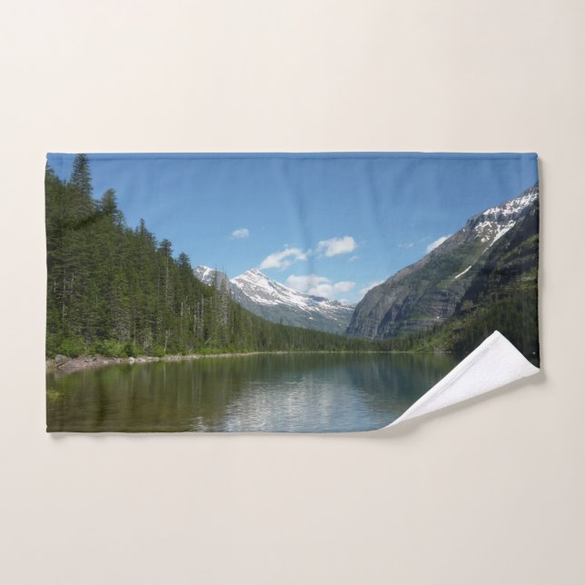 Avalanche Lake I dans le parc national de Glacier (Serviette à main)