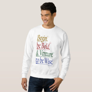 Avant - Citation de Horace magique Sweatshirt Unis