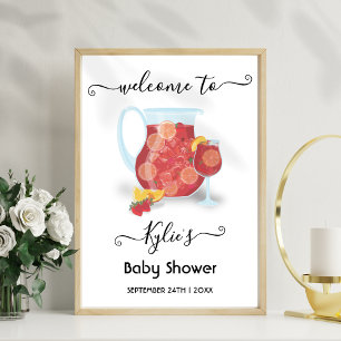Avant de faire nous buvons Sangria Affiche de bien