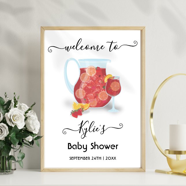 Avant de faire nous buvons Sangria Affiche de bien (Créateur téléchargé)