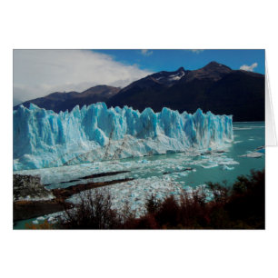 Avant de glacier de Perito Moreno dans les Andes