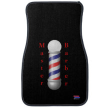 Avant du tapis de voiture d'avant de coiffeur de