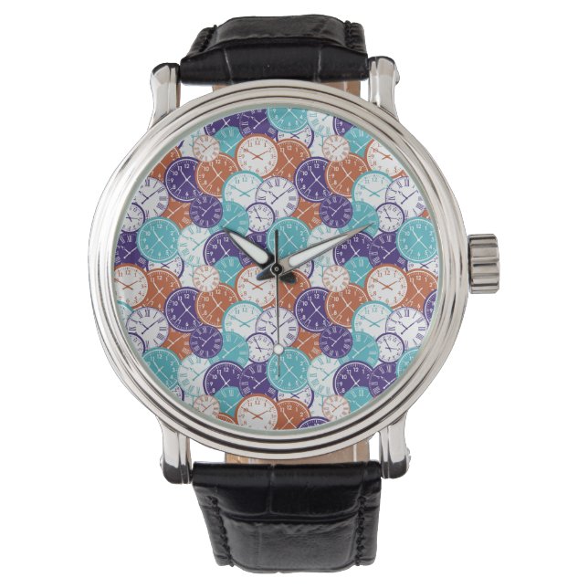 Avant et arrière d'un bracelet de montre avec un m (devant)