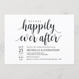 Avant heureusement pour toujours des invitations