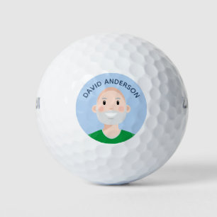 Avatar personnalisé éditable balles de golf