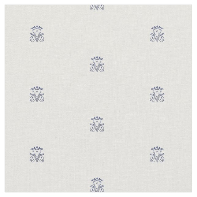 Ave Maria Monogram tissu motif (Fermer)