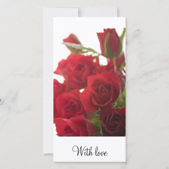 Avec amour... carte photo (Devant)