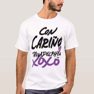 "Avec amour" dans le T-shirt espagnol