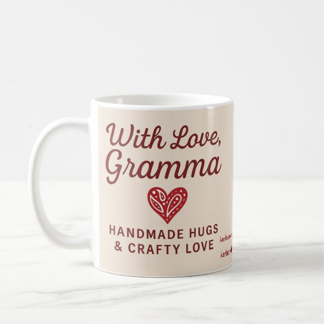 Avec amour, Gramma Mug (Gauche)
