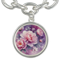 Bracelet de charme Galaxy Peony