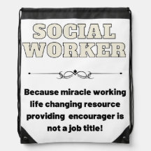 Sac à ficelle du travailleur social