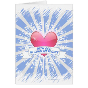 Avec Dieu, tout est possible