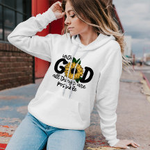 Avec Dieu, tout est possible | Femmes Sweat - shir
