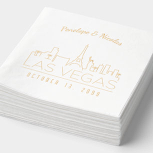 Avec Dorure Huile d'or de serviettes personnalisées Las Vegas