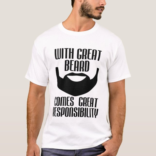 avec la grande barbe vient le grand T-shirt de (Devant)
