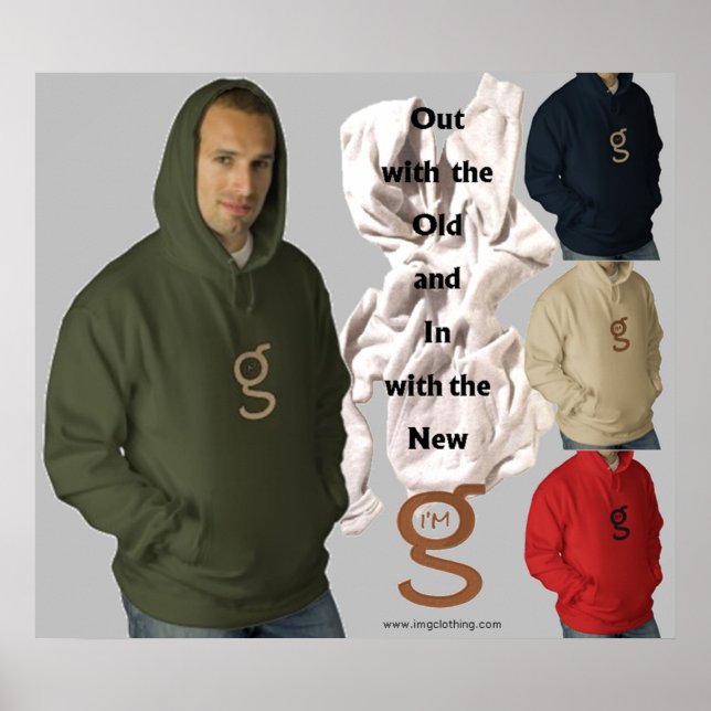 Avec la nouvelle affiche de I'm G Clothing (Devant)