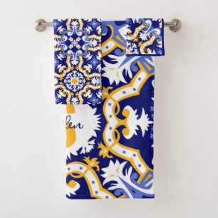 Avec le nom 💙 💛 périwinkle, bleu et jaune Azulej