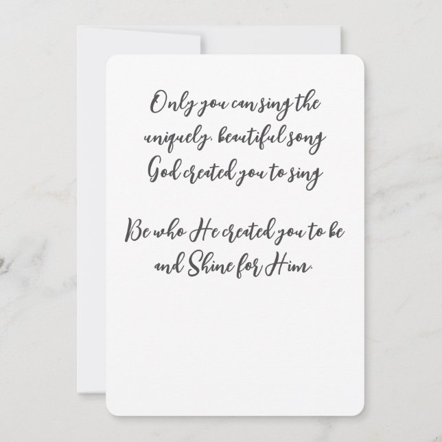 Avec Ma Chanson, Je Le Louerai Écriture (Dos)