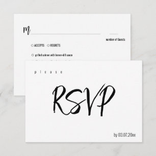 Avec MENU choix 💍 minimaliste Élégant