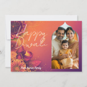 Avec photo et texte personnalisé Festival Carte Fl