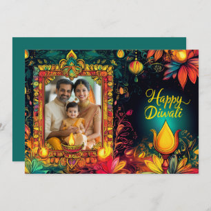 Avec Photo Happy Diwali