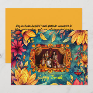 Avec Photo Happy Diwali