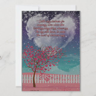 Avec seulement l'obscurité pour la carte de voeux 