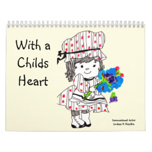 AVEC UN calendrier HEART ENFANTS