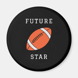 Avenir Football Star Custom Black Magnet