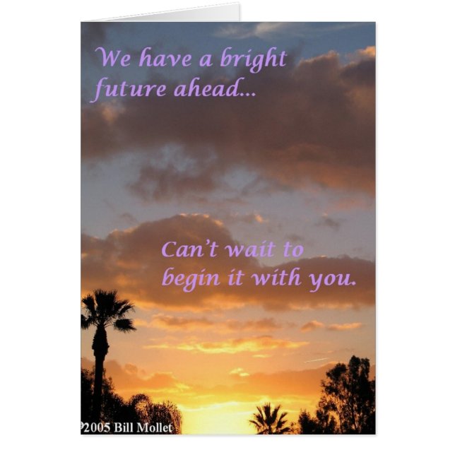 Avenir lumineux en avant (Devant)