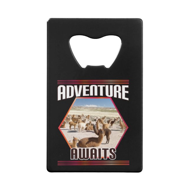 Aventure Await - Alpaca Llama Travel (Devant)